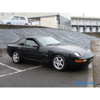 1994 Porsche 968 schwarzer Ledersitz