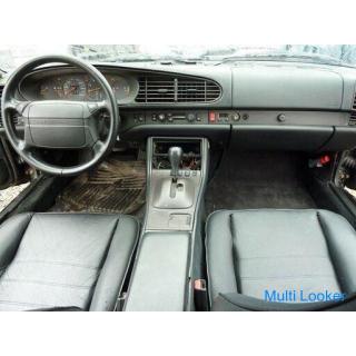 1994 Porsche 968 schwarzer Ledersitz