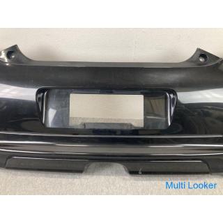 Toyota iQ Original Heckstoßstange MODELLISTA Schalldämpfer Center Out Heckunterspoiler 209 Schwarz