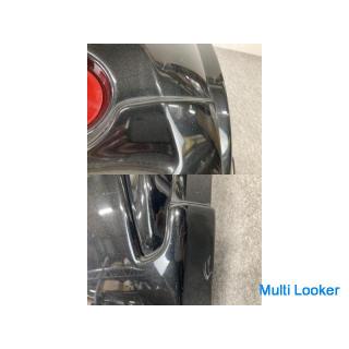 Toyota iQ Original Heckstoßstange MODELLISTA Schalldämpfer Center Out Heckunterspoiler 209 Schwarz