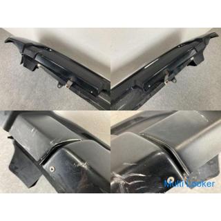 Toyota iQ Original Heckstoßstange MODELLISTA Schalldämpfer Center Out Heckunterspoiler 209 Schwarz