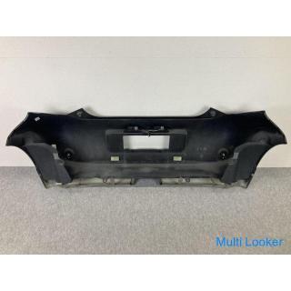 Toyota iQ Original Heckstoßstange MODELLISTA Schalldämpfer Center Out Heckunterspoiler 209 Schwarz