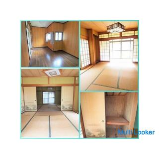 [Ein Gemüsegarten kann auch gebaut werden & ein einstöckiges 4LDK-Haus mit großem Garten, in dem