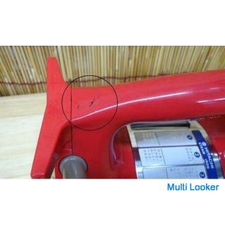 Showa Retro Super Rare Hitachi Dampfbügeleisen IS-641GT Red Energized OK mit Box