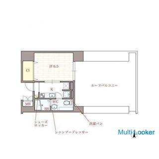 Geräumiger Dachbalkon [2 Gehminuten vom Bahnhof Esaka entfernt] 20.000 Yen Cashback