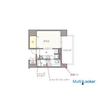 Dachbalkon [2 Gehminuten vom Bahnhof Esaka entfernt] 20.000 Yen Cashback / oberste Etage