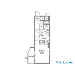 [Kostenlose Miete für bis zu 1 Monat] 1 Gehminute vom Bahnhof Nihonbashi ★ Geräumiges Studio mit 9 T