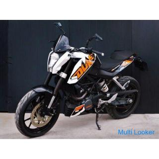 KTM 200 DUKE Motor guter Leerlauf stabil ♪ Akrapovič Schalldämpfer Laufleistung 7862 km