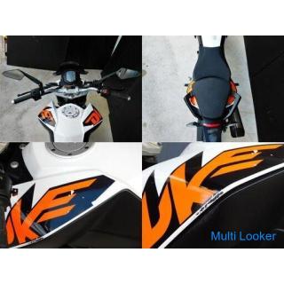 KTM 200 DUKE Motor guter Leerlauf stabil ♪ Akrapovič Schalldämpfer Laufleistung 7862 km