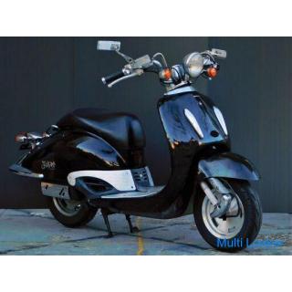 Moped HONDA Joker 50 AF42 Motor gut leerlaufstabil Black Petit Wild One ♪ Kilometeranzeige 24.669 km