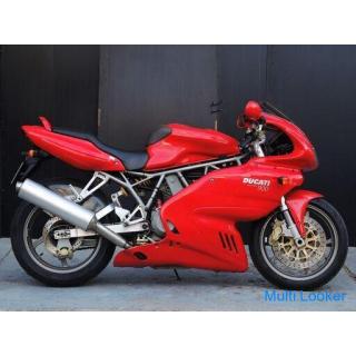 Schöne DUCATI Super Sport SS900 2001 Motor One-Shot-Start ♪ Guter Grad Rot Laufleistung 25.873 km.