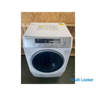 Sharp Trommelwaschmaschine / Trockner Waschen 10 kg Trocknen 6 kg ES-ZH1-WR Hergestellt im Jahr 2017