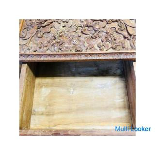 Indonesisches Aufbewahrungsregal, Retro-Antiken-Sammlung, Holzschnitzerei, Kunsthandwerk, Antiquität