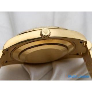 Rolex Day-Date II | REF. 218238 | Diamant & Rubin Baguette Gold Zifferblatt | 18 Karat Gelbgold