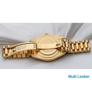 Rolex Day-Date II | REF. 218238 | Diamant & Rubin Baguette Gold Zifferblatt | 18 Karat Gelbgold