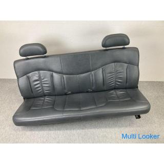 Guter Zustand, kein Riss, 2002, Chevrolet Silverado 1500 LT, C15753, echte zweite Sitzbank, schwarze