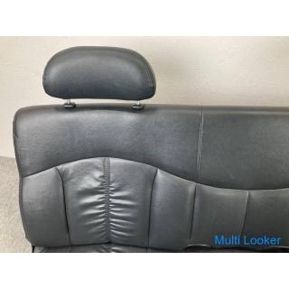 Guter Zustand, kein Riss, 2002, Chevrolet Silverado 1500 LT, C15753, echte zweite Sitzbank, schwarze