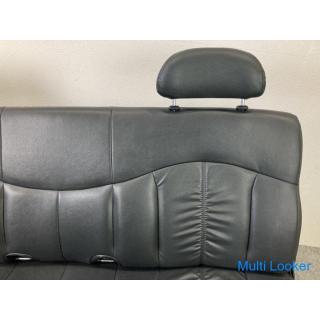 Guter Zustand, kein Riss, 2002, Chevrolet Silverado 1500 LT, C15753, echte zweite Sitzbank, schwarze