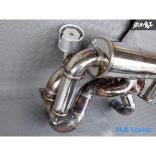 Guter Zustand! !! J-WOLF Ferrari 430 Scuderia ABA-F430SC Schalldämpfer mit variablem Ventil aus Edel