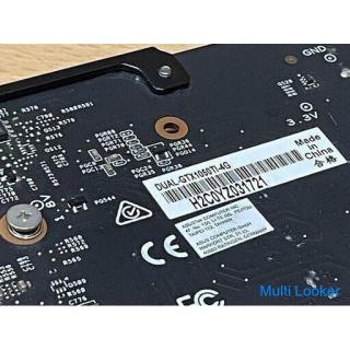 ASUS GeForce GTX 1050 Ti verbaute Grafikkarte DUAL-GTX1050TI-4G gebraucht - Betrieb OK