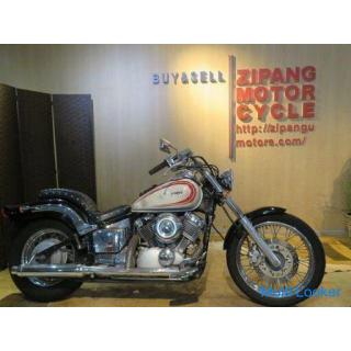 YAMAHA Dragstar 400 Off-White 4TR Baujahr 1996 17.706 km. 400 ccm amerikanisches Serienmotorrad