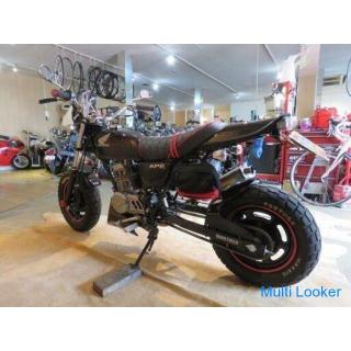 HONDA APE 50 AC16 50 ccm 3.037 km. Schwarz! Vollständiges Custom Moped Original Mini Bike