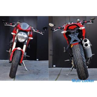 Preis runter DUCATI Monster 1100 EVO 2013. Motor One-Shot-Start ♪ Guter Abschluss !! Roter Kilometer