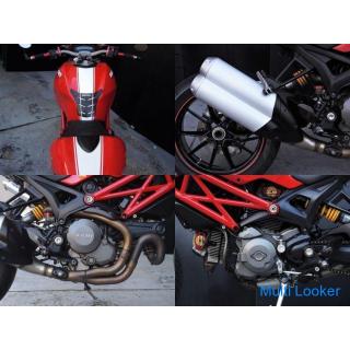 Preis runter DUCATI Monster 1100 EVO 2013. Motor One-Shot-Start ♪ Guter Abschluss !! Roter Kilometer
