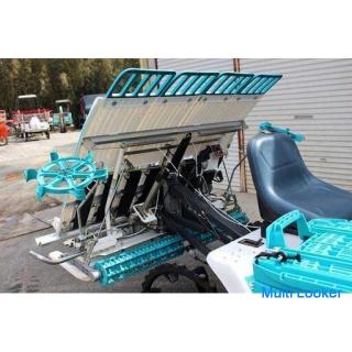 Kubota Reispflanzmaschine Newell Star Pop 4-reihige Anlage SPU450P 9,7 PS Nivellierungsrotor Backup 