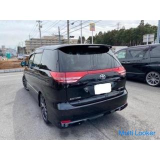Toyota Estima Aeras G Edition ♪! Egal was vergangen ist ♪ Schwarz OK ♪ Anfragen sind willkommen ♪!