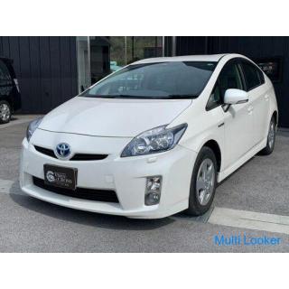 Toyota Prius 1.8 S LED Edition Original SD Navi One Seg TV eingebaut ETC (White Pearl Crystal Shine)