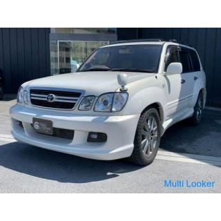 Toyota Land Cruiser Cygnus 2001 4.7 4WD Schiebedach Beige Leder Power Seat (Pearl)