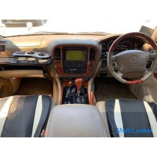 Toyota Land Cruiser Cygnus 2001 4.7 4WD Schiebedach Beige Leder Power Seat (Pearl)