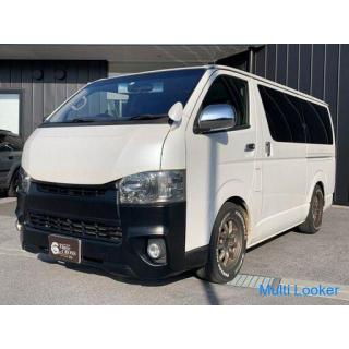 Toyota Hiace Van 2.0 Super GL Long Alpine 8 Zoll Navi Lederähnlicher Sitzbezug (White Pearl Crystal