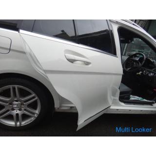 Mercedes W204 C200 etc. Kombi Tür hinten rechts 650U / Weiß