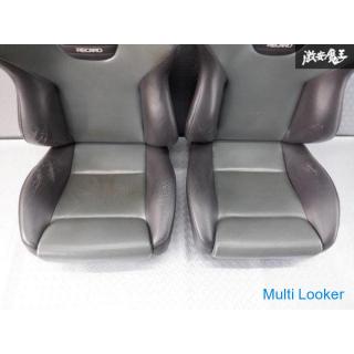 Selten! !! RECARO STI SP-JJ Halbschalenledersitz mit manueller Pumpe links und rechts Set GC8 GF8 Im