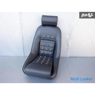 Unbenutzt Auf Lager COBRA ROADSTER RS Leder Vollschalensitz Untenanschlag Typ Kein Logo Schwarzes Le