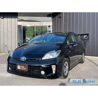 Toyota Prius 1.8 S Original SD Navi Eingebauter ETC One Seg TV (Schwarz). Inhouse-Darlehen Kein Bürg