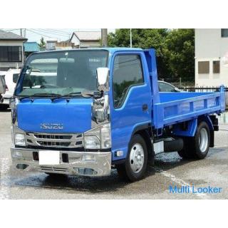 2018 Isuzu Elf 2 Tonnen verstärkter Niederflur-Muldenkipper 2 Tonnen Laden 5MT Vollausstattung ASR-p