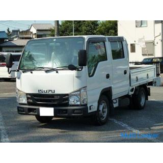 2015 Isuzu Elf 1,5 Tonnen flaches W-Fahrerhaus 1,5 Tonnen laden ETC AT schlüssellos