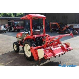 Yanmar Tractor AF120 20 PS Servolenkung Double Speed Reverse Backup Canopy 34 2 Stunden [Deck für la