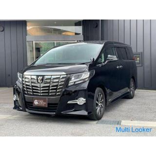 Toyota Alphard 2.5 S Original 7 Zoll breites SD-Navigation eingebautes ETC (schwarz)