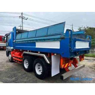 [Mit Fahrzeuginspektion] Mitsubishi Fuso Super Great Kippermodell QKG-FV50VX 7-Gang 380PS 2 Differen