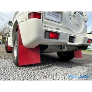 Pajero Evolution original RECARO Sitz/echtes Aluminium/externer Schalldämpfer/breite Türblende/Karbo