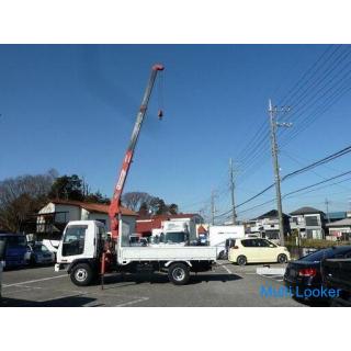 2006 Isuzu Forward 3-Stufen-Kran 2,9 t Hebe URU343 Digicon Hook-in 6MT Eisenplattenbett maximale Tra