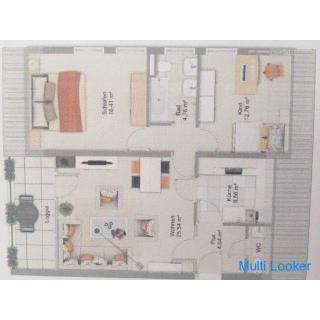 Helle sonnige 3-Zimmer Wohnung mit Loggia - Balkon in Seligenstadt