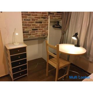 【大崎アパートメント】玄関から品川、渋谷駅まで電車で10分で行ける便利な物件です。