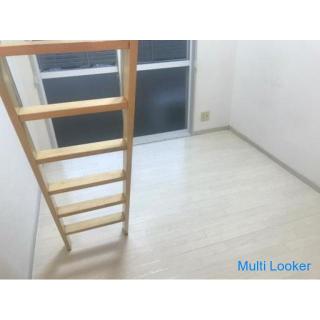 If you have a contract this month, you can move in with a total initial cost of 0 yen. Free. This ro