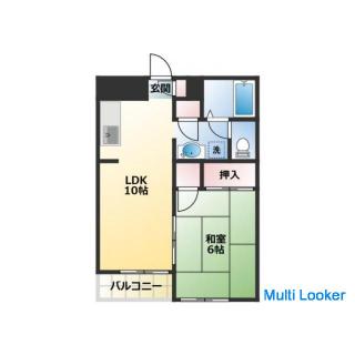 If you have a contract this month, you can move in with a total initial cost of 0 yen. Free. Shin-Ke