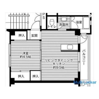 A property near the station! ☆ 1.2.3 Monthly rent free ☆ An 8-minute walk from Ao Station on the JR 